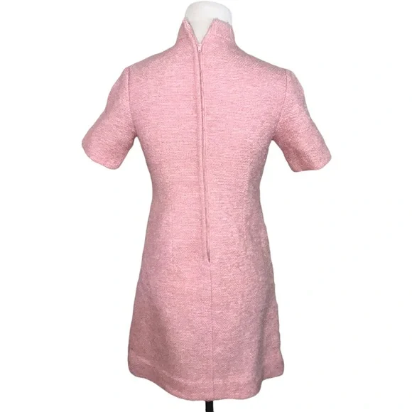 Vintage 60s Pink Boucle Dress and Jacket Set - Picture 7 of 12
